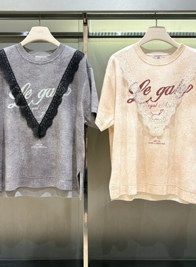 不退换COTA 韩国代购 O'2ND 2026春T恤 O22G1KTO735W 6B12