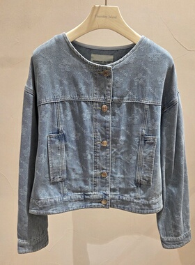 不退换COTA韩代THURSDAYISLAND 2026春牛仔外套 T262MJK142W 6B27