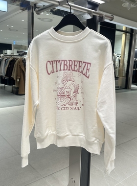 不退换全韩百货CITYBREEZE韩代2025冬 休闲卫衣 CTG4SW01 5L06