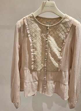 不退换COTA韩代THURSDAYISLAND 2026春衬衫 T262MBL136W 6B27