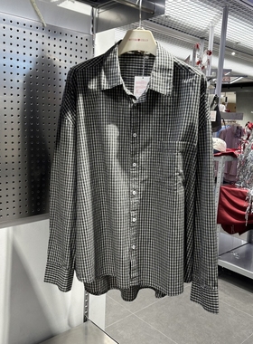 不退换全韩百货BITTERCELLS韩国代购25秋休闲衬衫 B256SH08 5I13