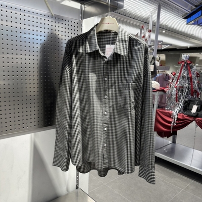 不退换全韩百货BITTERCELLS韩国代购25秋休闲衬衫 B256SH08 5I13