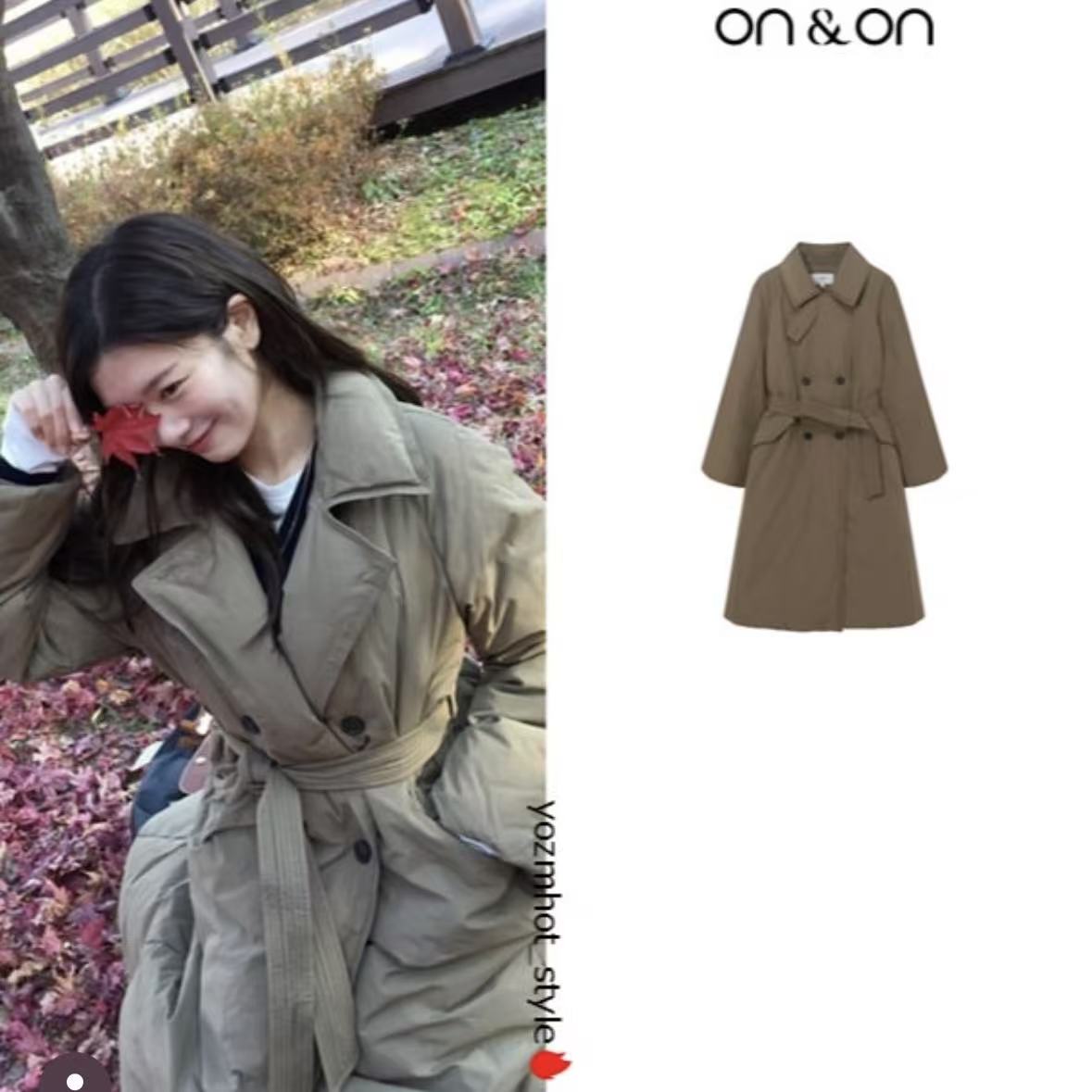 全韩百货 ON&ON安乃安韩国代购 2025冬 外套 NMP5XHB11 5K24