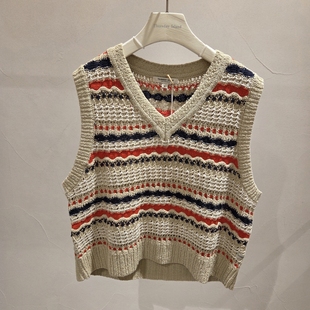 6B14 T262MVT139W 不退换COTA韩代THURSDAYISLAND 2026春针织马夹