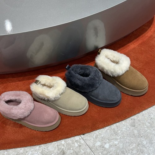 不退换全韩百货UGG韩国代购 2025秋 时尚毛拖鞋 1171393 5J22