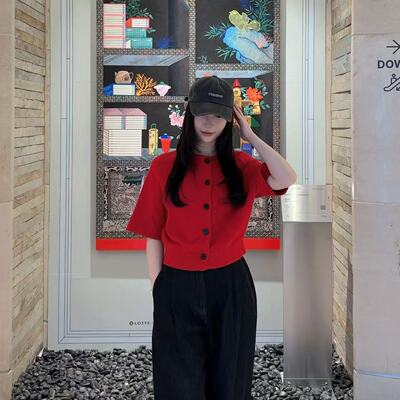 【小恩推荐】 韩代 TOMBOY 26春 百搭针织开衫 91062-51203 6B06