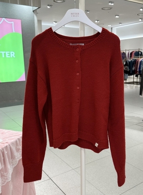 不退换全韩百货BITTERCELLS韩国代购25秋针织开衫 B247KT05 5I13