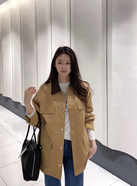 全韩百货 ABFZ 韩国代购 2025秋 时尚风衣 AFZ5QR04G  5I11