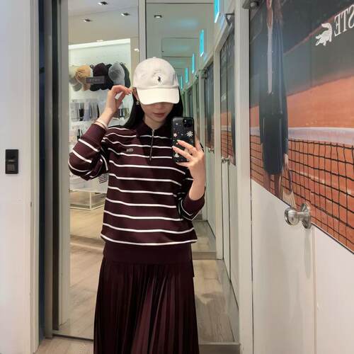 不退换 COTA 韩国代购 LACOSTELADY 26秋 T恤 SF296E56N 6H20