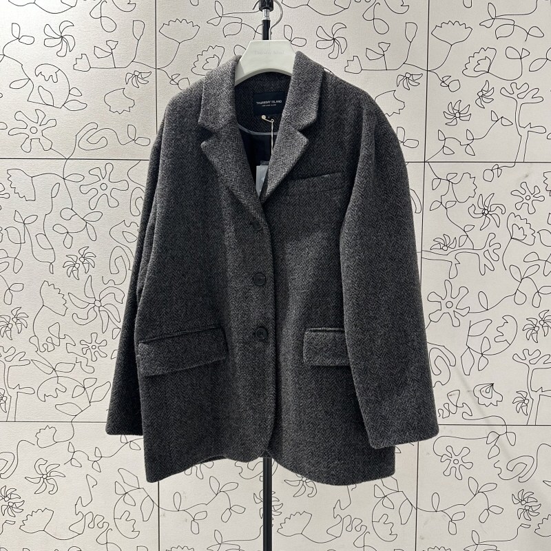 不退换全韩 THURSDAYISLAND 韩代25秋外套 T258MJK235W 5J27