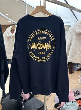 不退换全韩 MARKGONZALES 韩国代购25冬 卫衣 Z261USW060 5L18