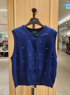 COTA韩国代购BENETTON 韩国代购 2026春 马夹 BAKV03-611 6A02