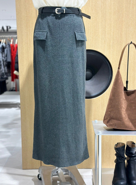 全韩百货 LAP 韩国代购 2025冬 时尚半身裙 AR4WSB21 5K21