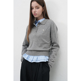 不退换全韩 GENERALIDEA 韩国代购25秋 毛针织衫 WBE3L05528 5J02