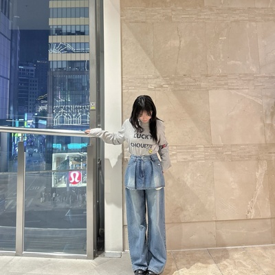 【小好推荐】不退换COTA韩代LUCKYCHOUETTE牛仔 LFPD-S26140 5L31