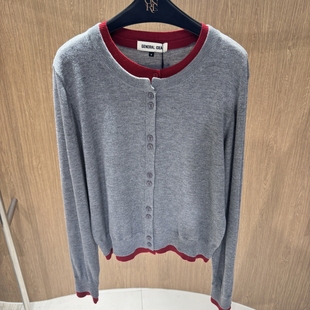 不退换COTA韩国代购GENERALIDEA 2026春 针织开衫 GF1LKC509 6B26