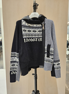 全韩百货 DEVASTEE 韩国代购 2025秋 时尚针织衫 DFFDVCA11 5J20