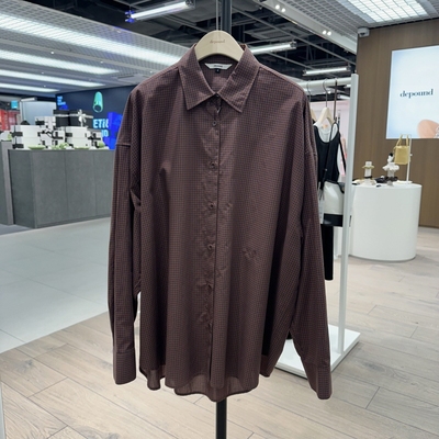 不退换全韩 DEPOUND 韩国代购2025秋 衬衫 DP2578SH003M 5J25