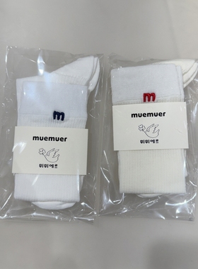 不退换COTA韩国代购MUEMUER 2026春 中筒袜 MU2633AC203M 6C02