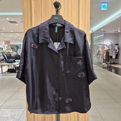 COTA 韩国代购 BENETTON 2026秋 时尚衬衫 BABL15-641 6G18