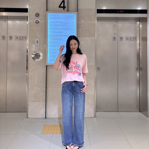 COTA 韩国代购 BENETTON 2026秋 时尚牛仔裤 BADPF3-641 6G13