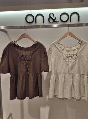 全韩百货 ON&ON/安乃安 韩国代购2025秋衬衫 NMW5MB633 5H26