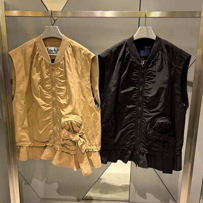 不退换COTA韩代LUCKYCHOUETTE 2026春 百搭马夹 LFVA-M26300 6B27