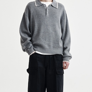 不退换全韩百货MATINKIM韩代2025冬男针织衫 MK259OPO525H 5K29