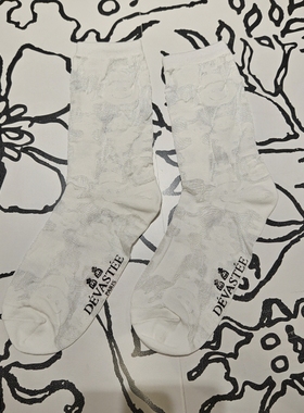 不退换全韩百货 DEVASTEE 韩国代购2025秋袜子 CSFDVAC04 5H26