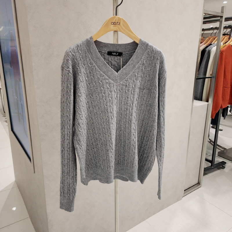 全韩百货 ABFZ 韩国代购 2025秋 时尚针织衫 AFZ4HW47K 5I27