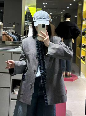 不退换COTA韩国 LUCKYCHOUETTE 2026春时尚外套 LFJA-S26220 6A28