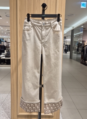 全韩百货 BENETTON 韩国代购2025秋 时尚牛仔裤 BADP60-561 5I12