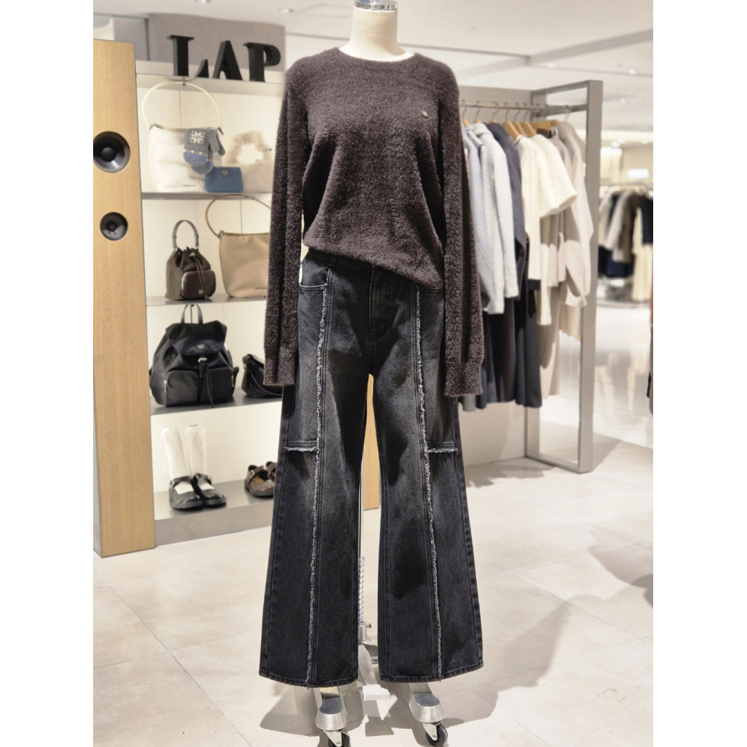 全韩百货 LAP 韩国代购 2025冬 百搭毛针织衫 AR4KHA78 5K27