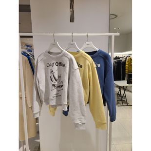 COTA 韩国代购 TOMBOY 2026春 休闲百搭卫衣 91061-22107 6A08