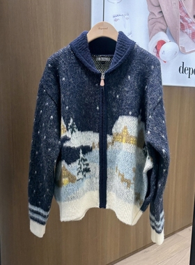 不退换全韩 DEPOUND 韩国代购2025冬 毛针织衫 DP259OPO012D 5J31