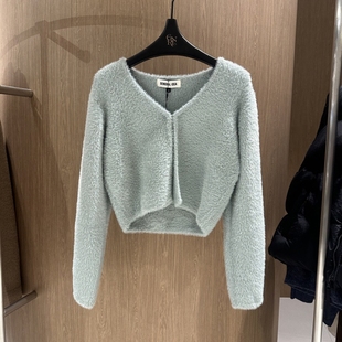 不退换全韩 GENERALIDEA 韩国代购 25冬毛针织衫 WBE4L04555 5L09