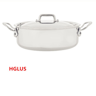 法国Mauviel 1830不锈钢五层火锅汤锅煮锅24公分28公分