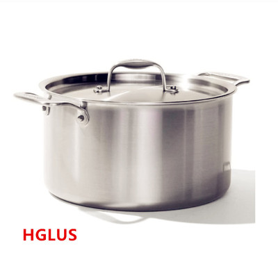 DERARTU不锈钢7层汤锅煮锅炖锅30公分