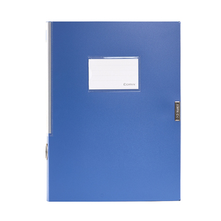 齐心 ZA0004 档案盒35mm A4 灰蓝 单个装