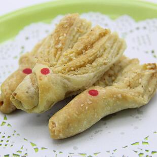 淄博博山清梅居糕点【鸭尾酥】250g椒盐味 清真食品