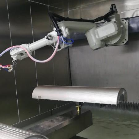 优惠家具木器木板喷涂机械手防爆喷粉喷漆机器人自动喷涂流水线