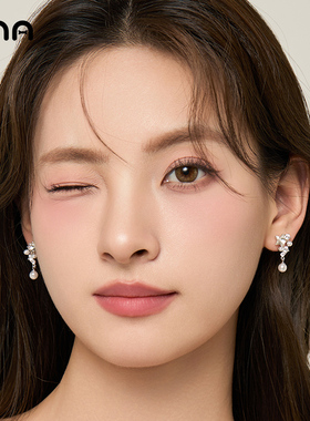 ona星河闪耀耳环女小众轻奢高级感耳坠2025新款爆款精致耳钉耳饰