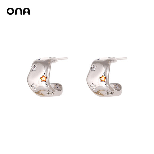 ona简约星星高级感耳环女