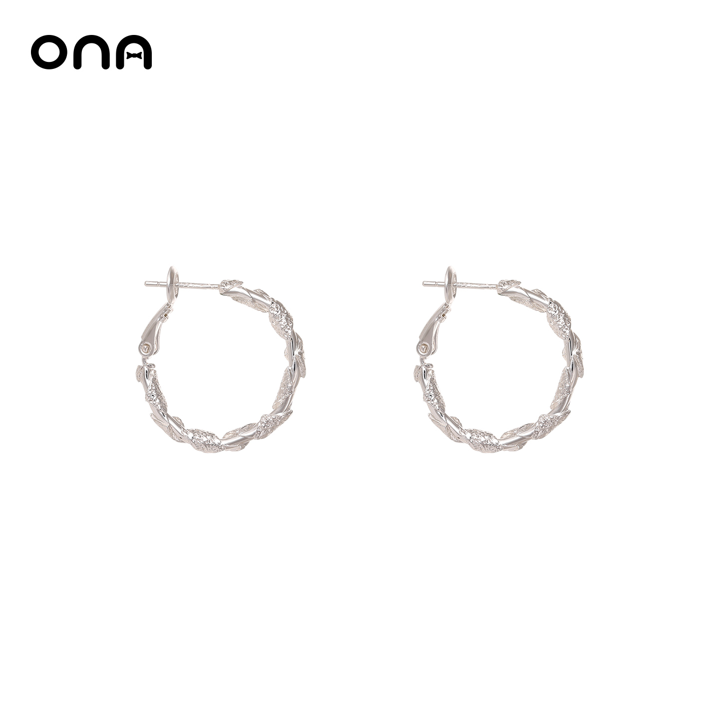 ONA个性圈圈小众设计耳环女