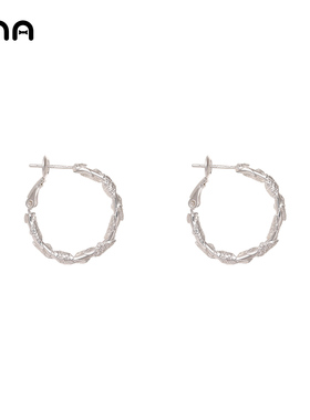 ONA个性圈圈耳环女小众设计高级感耳坠2025新款爆款巨好看耳饰品