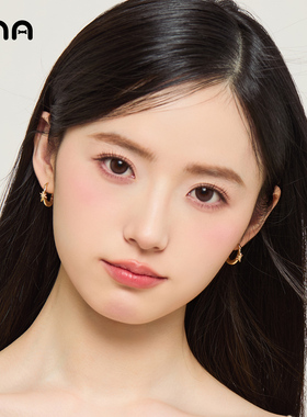 ona星芒圈圈耳环耳扣女轻奢气质高级感耳坠2025新款日常百搭耳饰