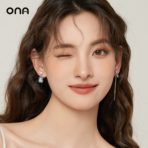 ONA小熊无耳洞耳夹女小众设计