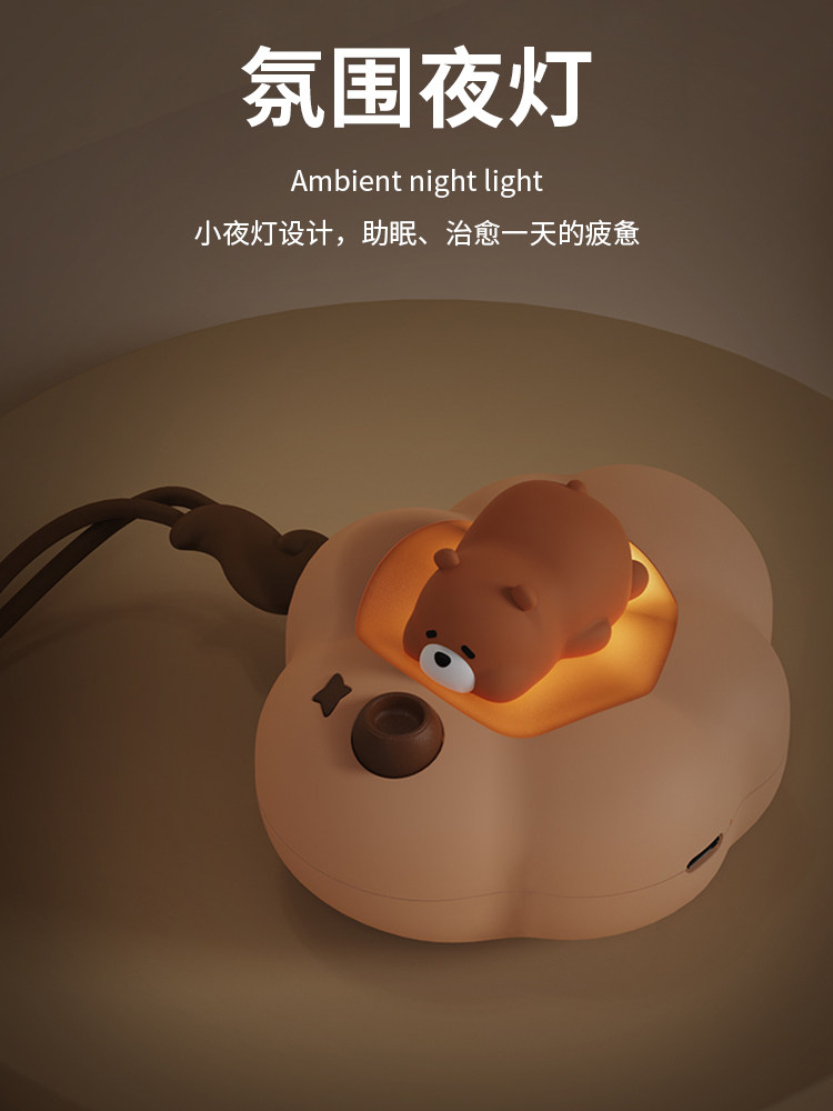 겨울에 귀엽고 따뜻한  를 애완 동물로 키우는 소녀들을 위한 손난로 충전식 휴대용 USB 폭발 방지 자체 가열 손난로