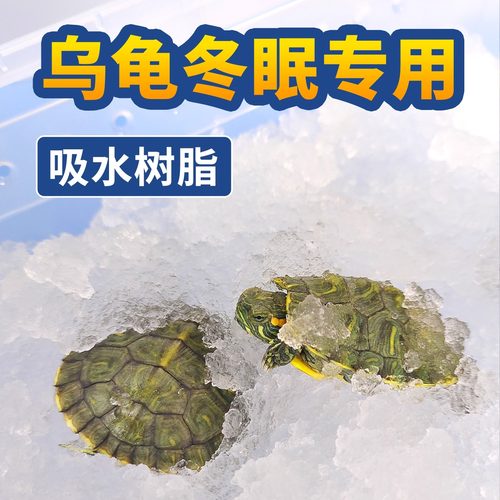 乌龟冬眠吸水树脂专用垫材保湿保水剂爬宠过冬神器防寒保温垫材