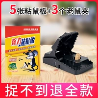 [Комбинация по эксплуатации крысы] 5 липких мышиных пластин+3 клипы мыши